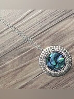 American Eagle Outfitters Silver and Turquoise Necklace